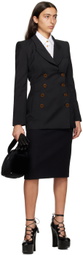 Vivienne Westwood Black Orb Gloves