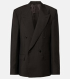 Gucci Pinstripe wool and mohair blazer