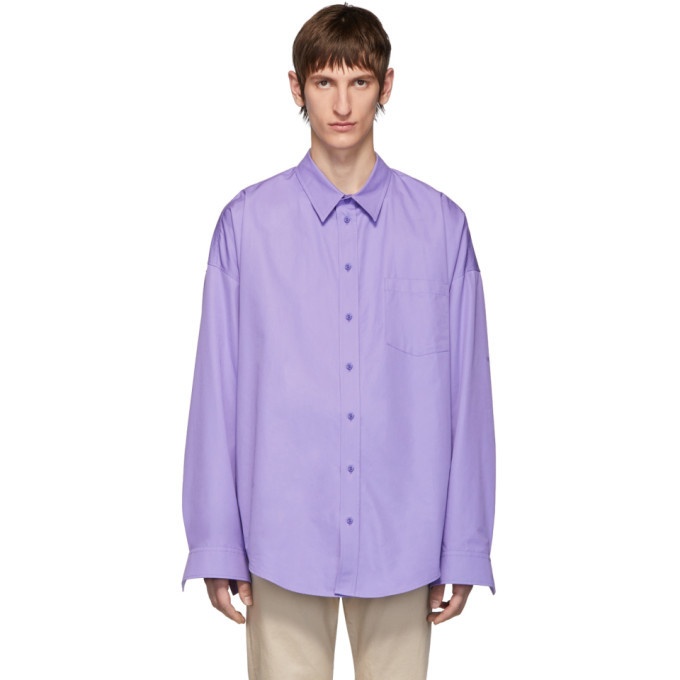 Photo: Balenciaga Purple Cocoon Shirt