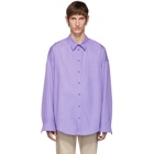 Balenciaga Purple Cocoon Shirt