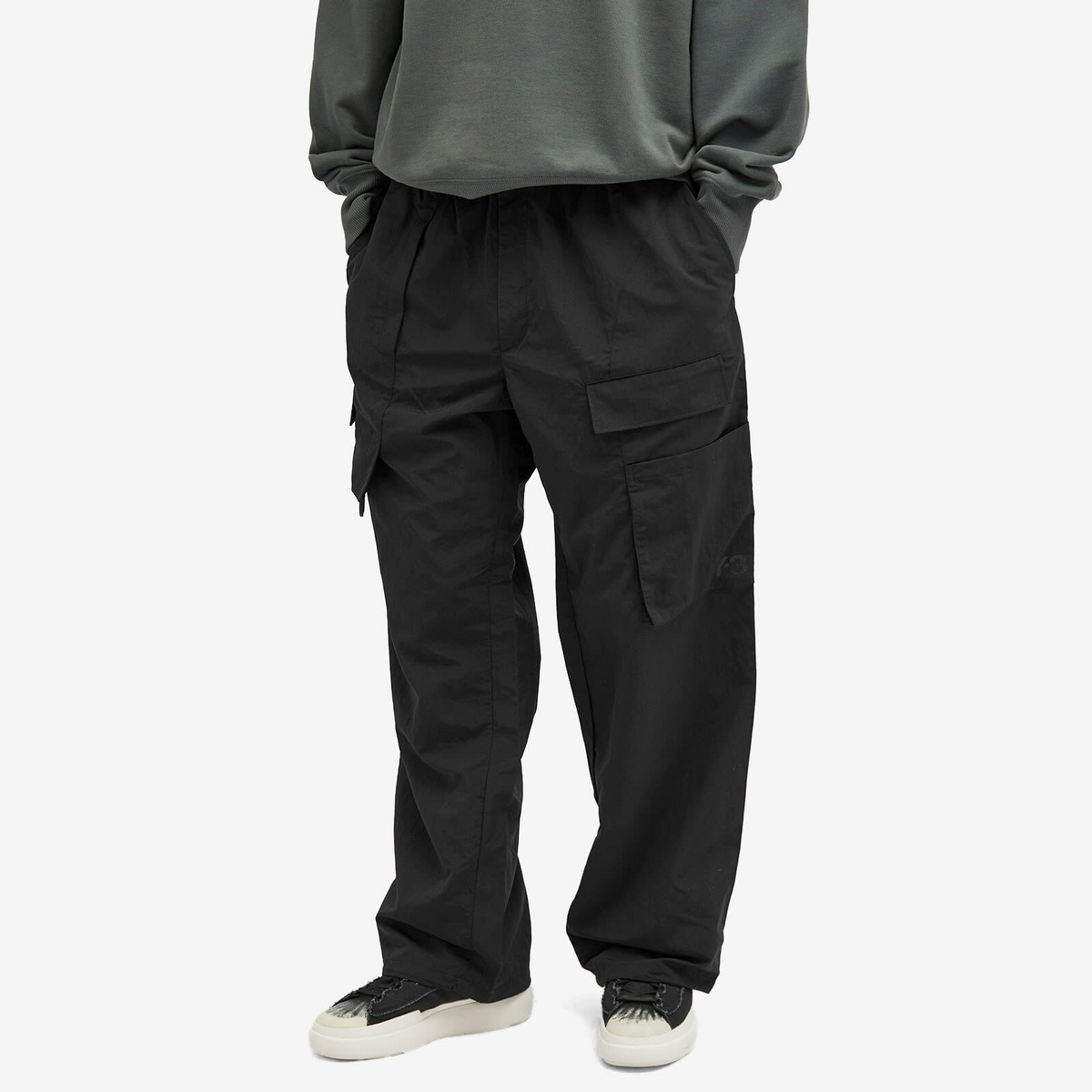 Y-3 Men's Nylon Pants in Black Y-3