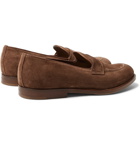 Brunello Cucinelli - Suede Penny Loafers - Men - Brown