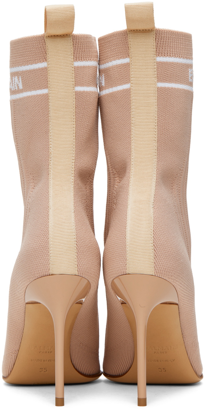 Balmain boots pink best sale