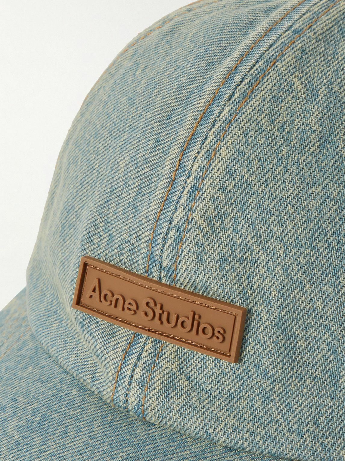 Acne Studios - Carliy Delta Logo-Appliquèd Denim Baseball Cap Acne