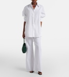 Dorothee Schumacher Poplin Power II cotton poplin wide-leg pants