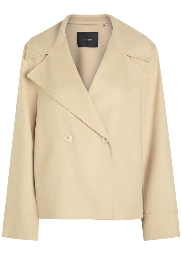 Photo: Joseph Rollet Wool and Cashmere-blend Trench Coat Cream