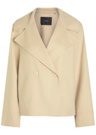 Joseph Rollet Wool and Cashmere-blend Trench Coat Cream