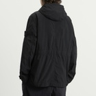 Stone Island Men's Ghost Nylon Smerigliato Parka Jacket in Black
