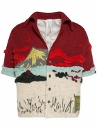 BOTTEGA VENETA - Embroidered Intarsia Wool Shirt