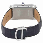 Cartier Tank Americaine Automatic Silver Dial Mens Watch WSTA0018
