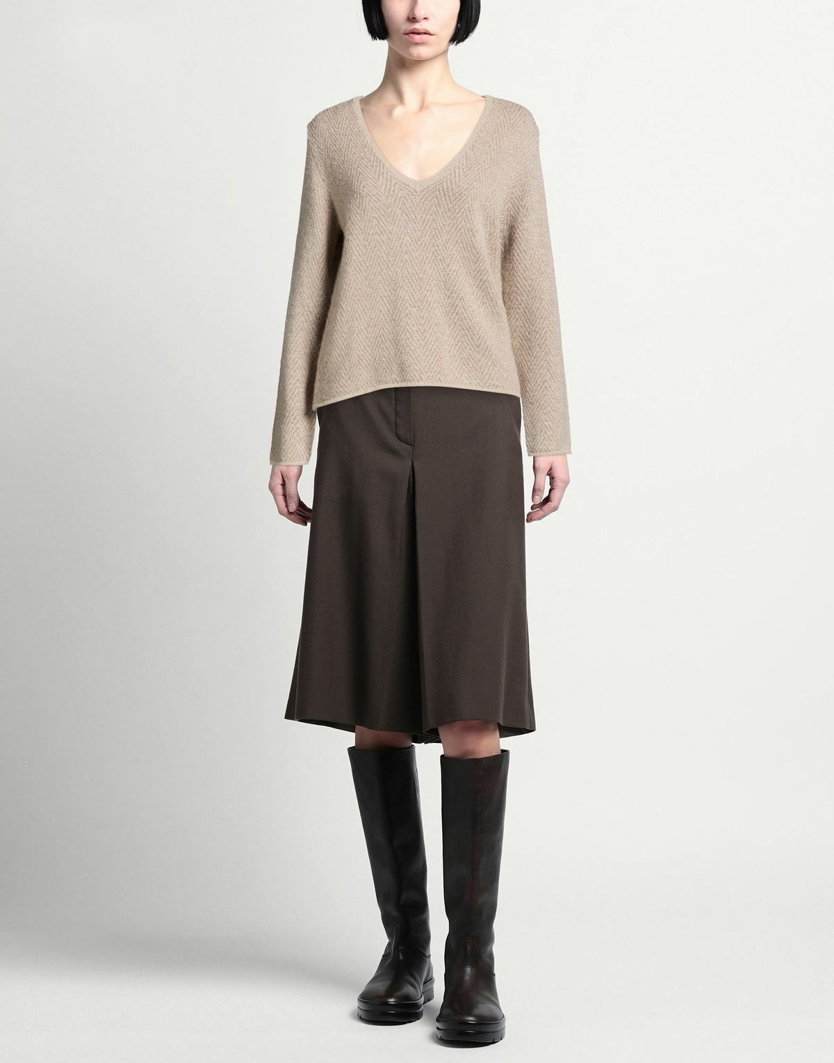 Alessia Santi Womens Sweater in Beige