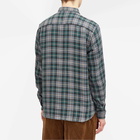 YMC Men's Curtis Shirt in Green Multi