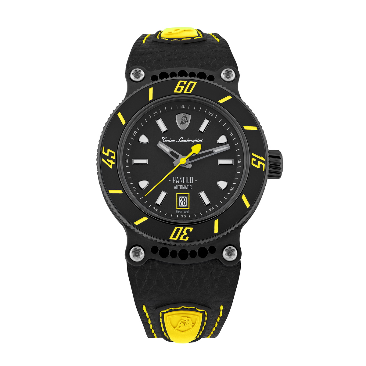 Tonino Lamborghini Panfilo Automatic Black Dial Mens Watch TLF-T03-5