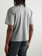 Remi Relief - Paint-Splattered Printed Cotton-Jersey T-Shirt - Gray