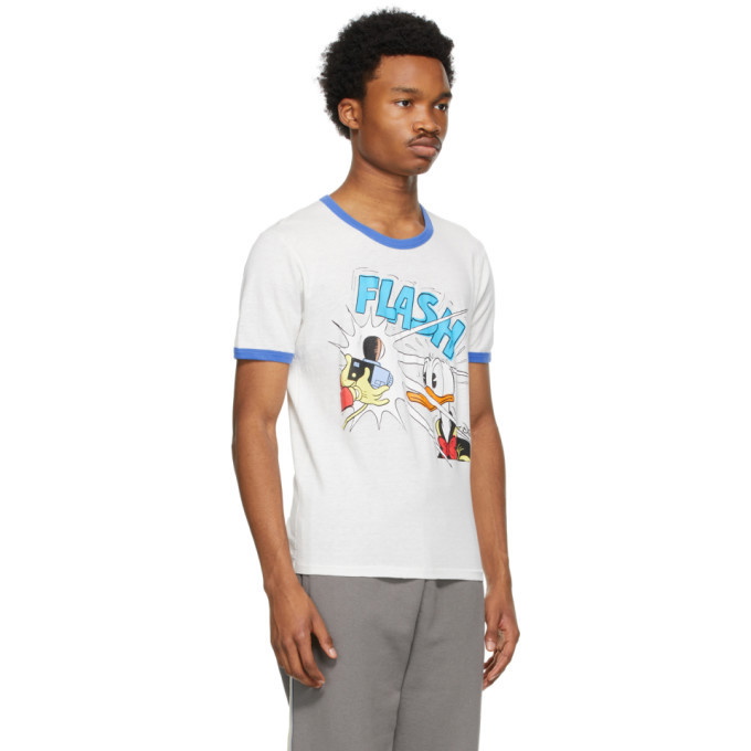 Gucci X Disney Donald Duck T-shirt In White