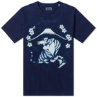Blue Blue Japan Bassen Sakura Mt. Fuji Tiger Tee