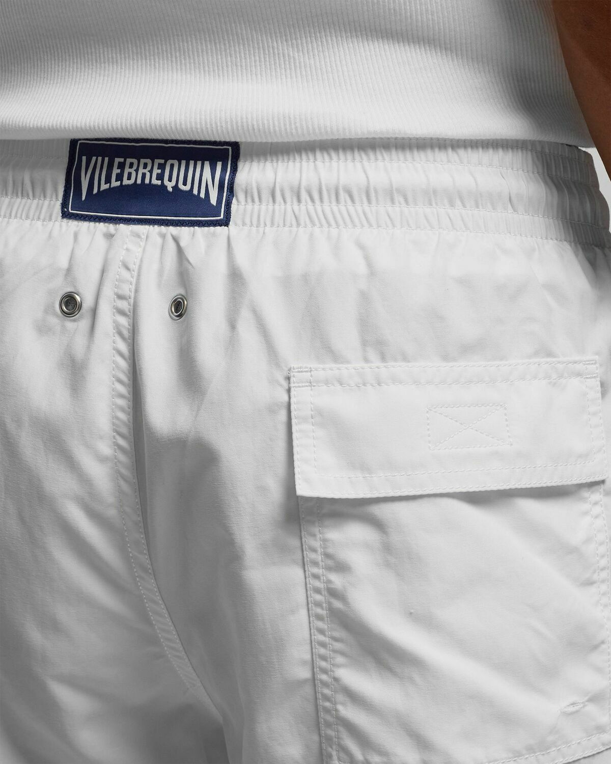 Vilebrequin Moorea Swimshorts White Mens Swimwear Vilebrequin