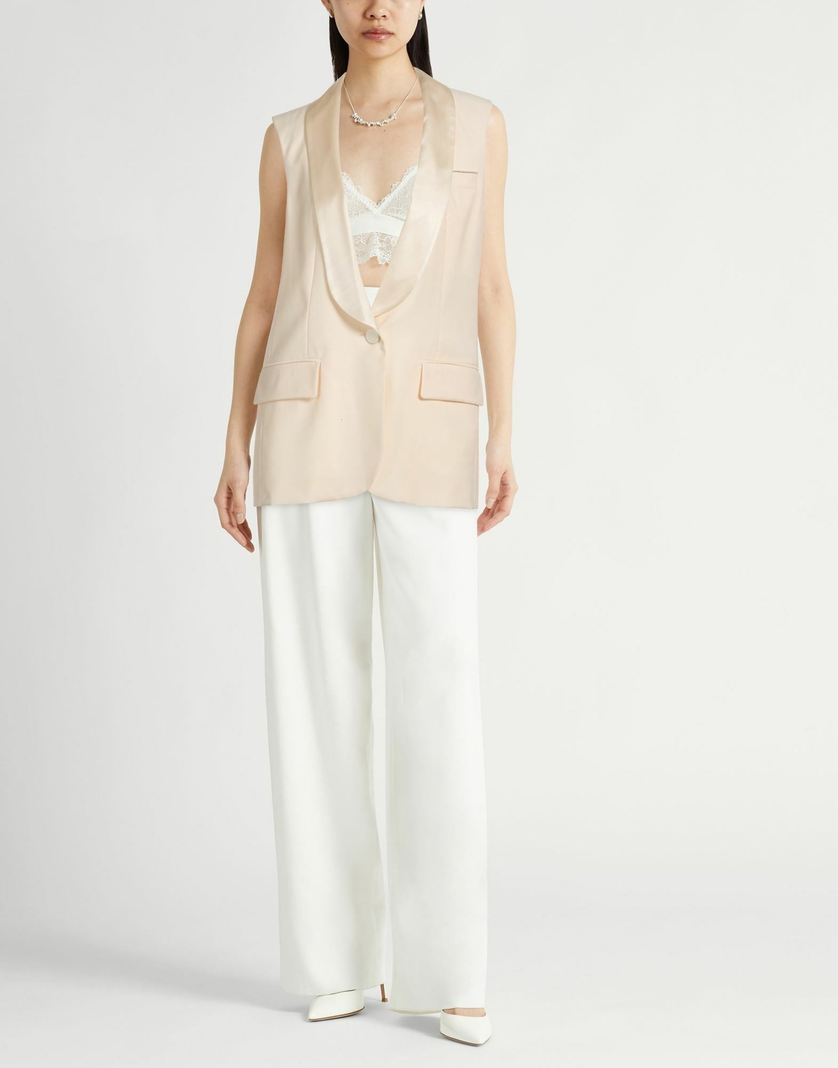 Peserico Womens Blazer Ivory