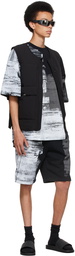 A-COLD-WALL* Black Brush Stroke Shorts