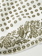 Anderson & Sheppard - Printed Cashmere and Silk-Blend Pocket Square