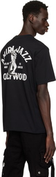 AMIRI Black 'Amiri' Jazz Wolf T-shirt