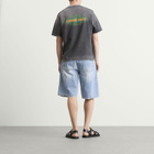 Bram's Fruit Men's Distressed Leaf T-Shirt in Shadow Black