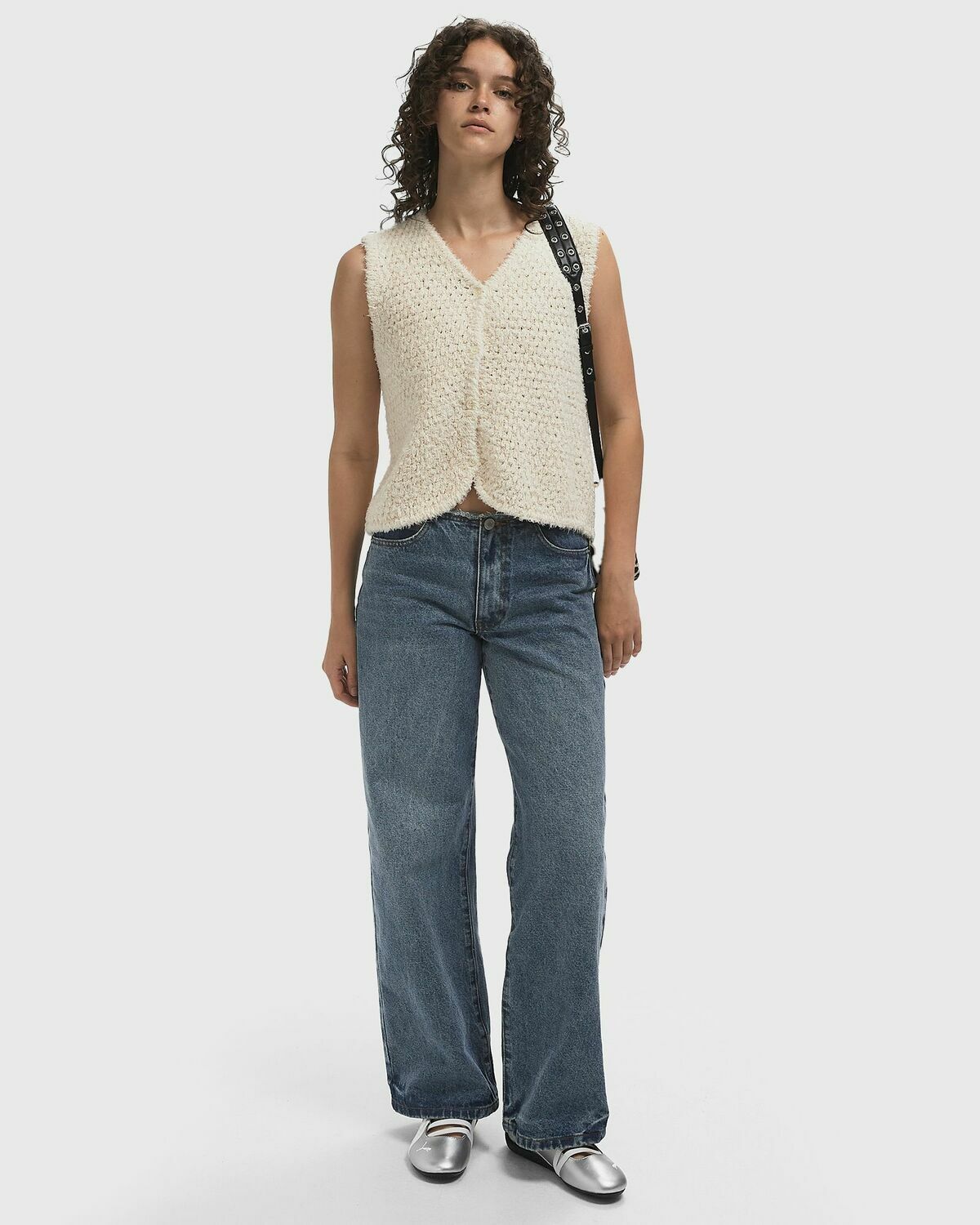 American Vintage CYANBAY White Womens Vest