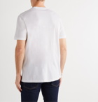 Kiton - Cotton and Cashmere-Blend T-shirt - White