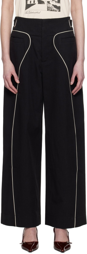 Photo: Kijun Black Orbit Wide Trousers