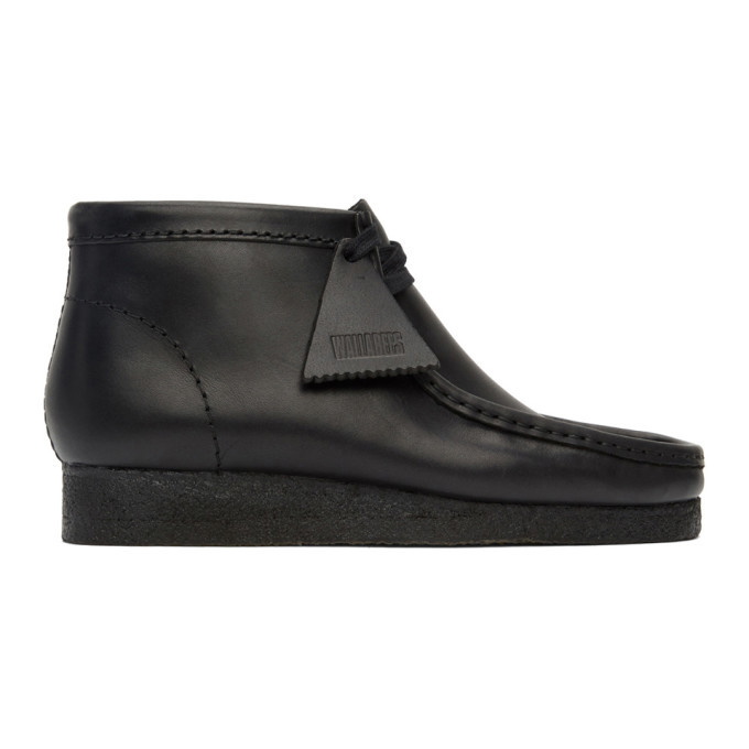 Photo: Clarks Originals Black Wallabee Desert Boots