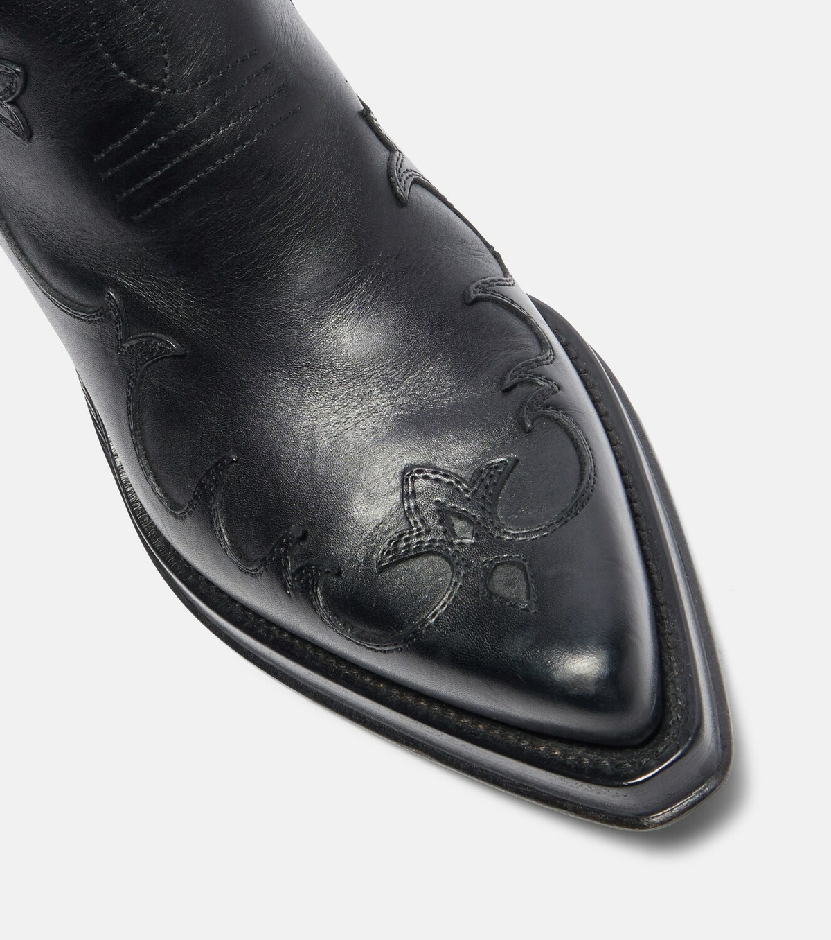 Gabriela Hearst Cassidy cow-print leather cowboy boots
