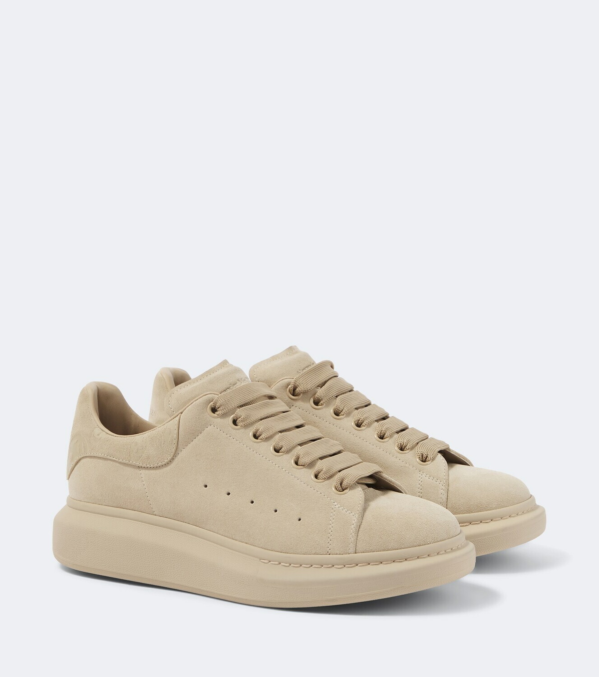 McQueen Oversized suede sneakers