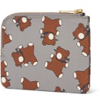 Undercover - Printed Faux Leather Wallet - Gray