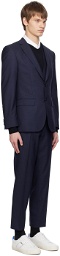 BOSS Navy Three-Piece Suit