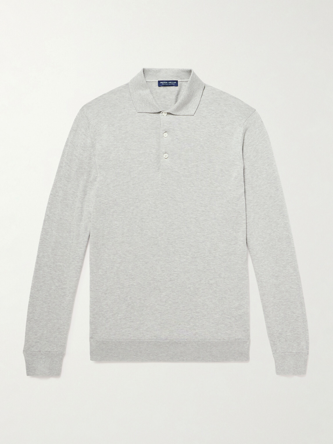 Peter Millar - Mariner Sea Island Cotton Polo Shirt - Gray