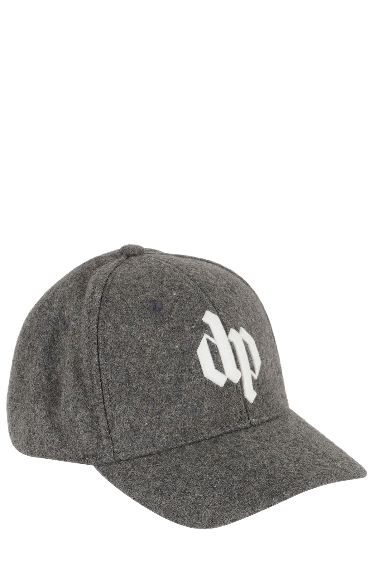 〈DARKPARK〉EMBROIDERED WOOL BASEBALL CAP DARKPARK Wool Logo Embroidered Baseball Cap DARKPARK
