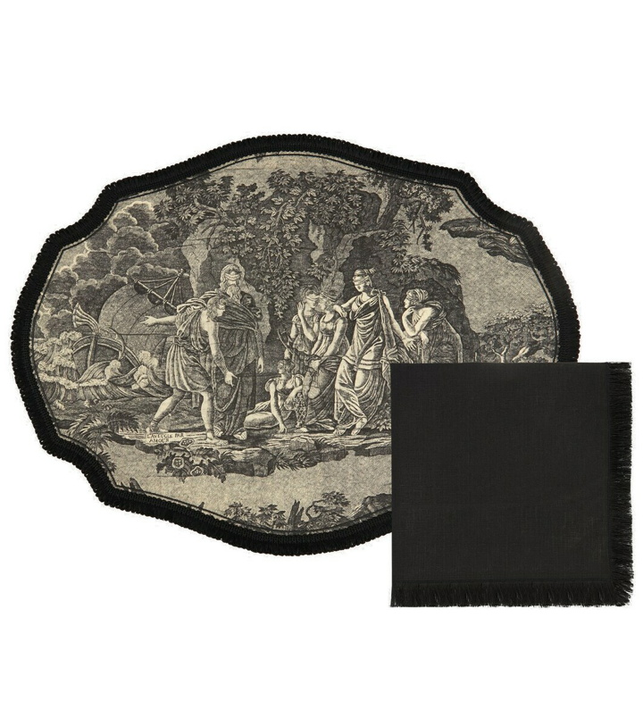 Photo: Gucci Toile de Jouy placemat and napkin set