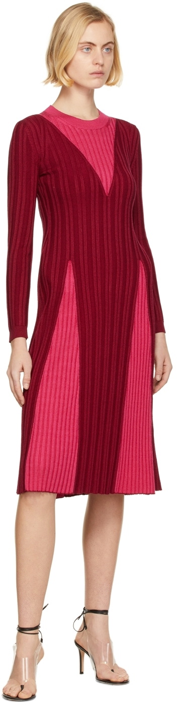 Partow Red Remy Mid-Length Dress