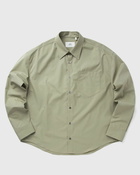 Ami Paris Boxy Fit Shirt Green - Mens - Longsleeves