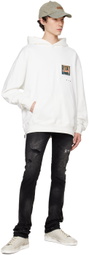 RTA Black Olivier Stacked Jeans