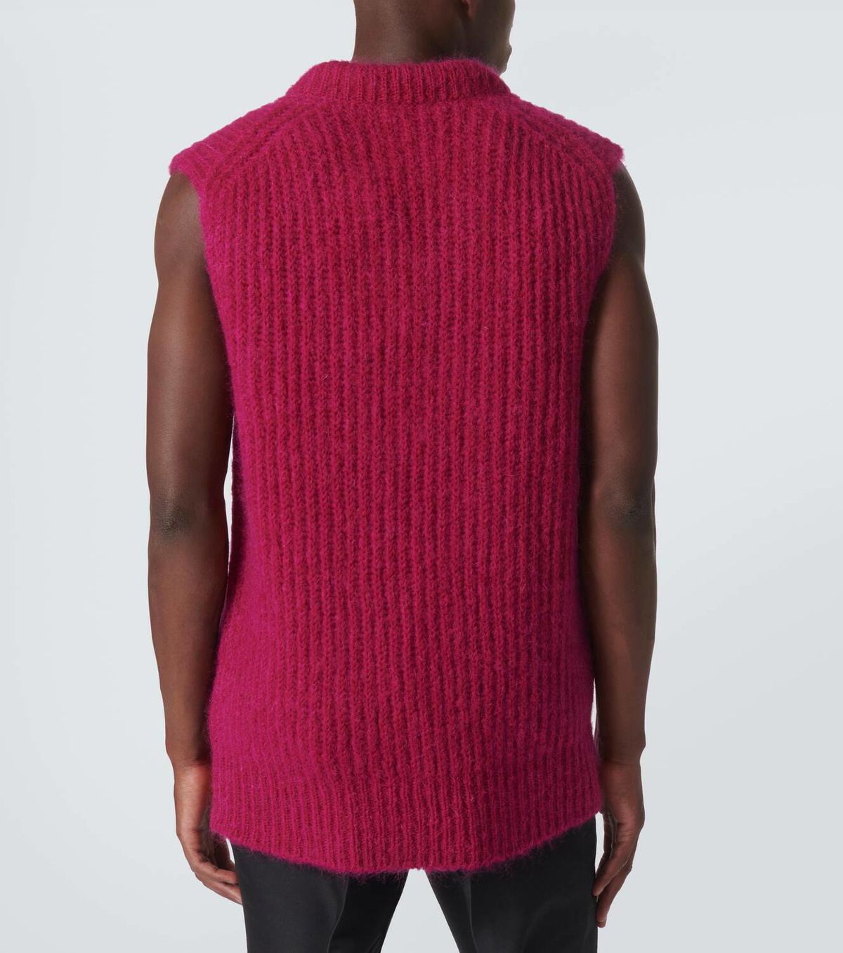 Jil Sander Mohair and wool sweater vest