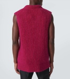 Jil Sander Mohair and wool sweater vest
