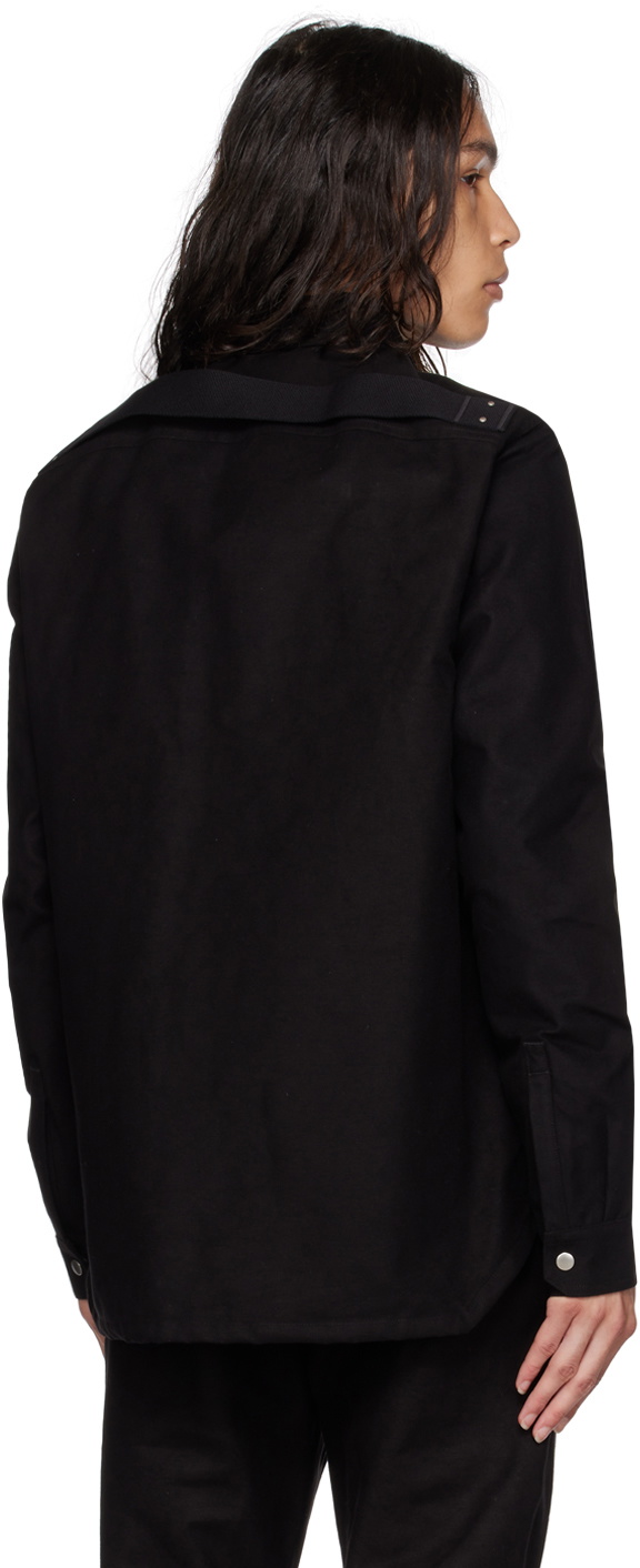 Rick Owens Black Press-Stud Jacket Rick Owens