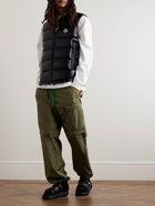 Moncler - Logo-Appliquéd Quilted Shell Down Gilet - Blue