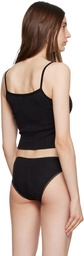 Cou Cou Black 'The Picot' Camisole