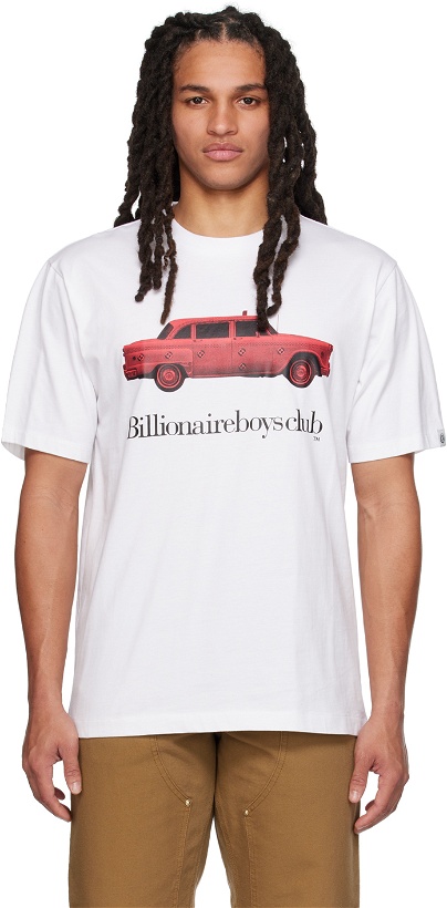 Photo: Billionaire Boys Club White Graphic T-Shirt