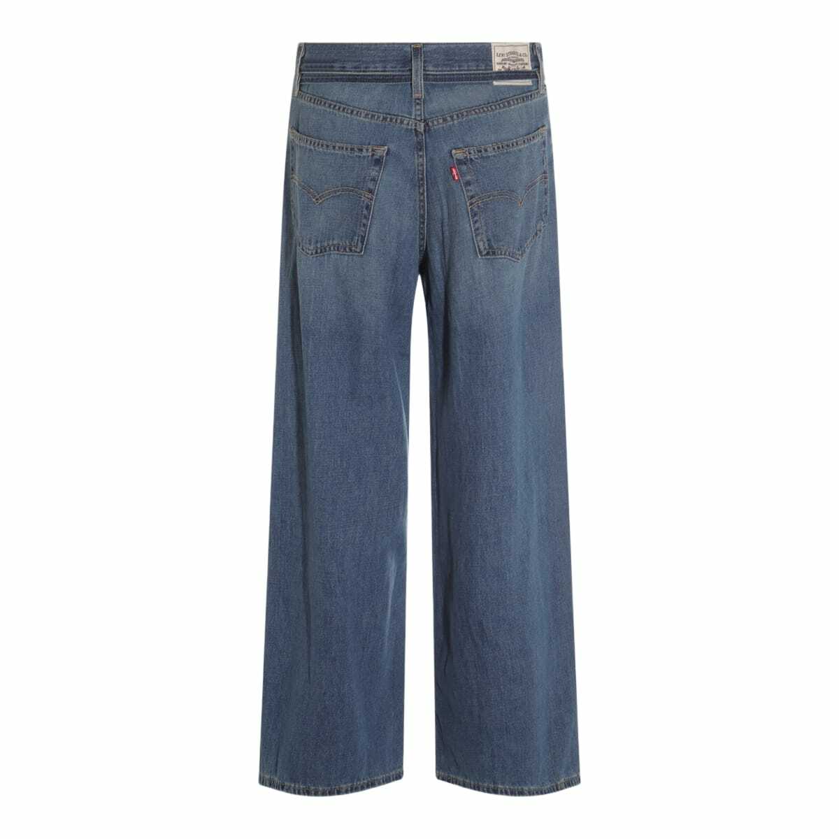 Levi's Dark Blue Cotton Denim Jeans Levi's Red