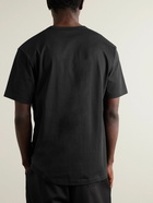 Acne Studios - Nash Logo-Appliquéd Cotton-Jersey T-Shirt - Black