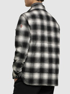 MONCLER GRENOBLE Gelt Check Cotton Shirt Jacket