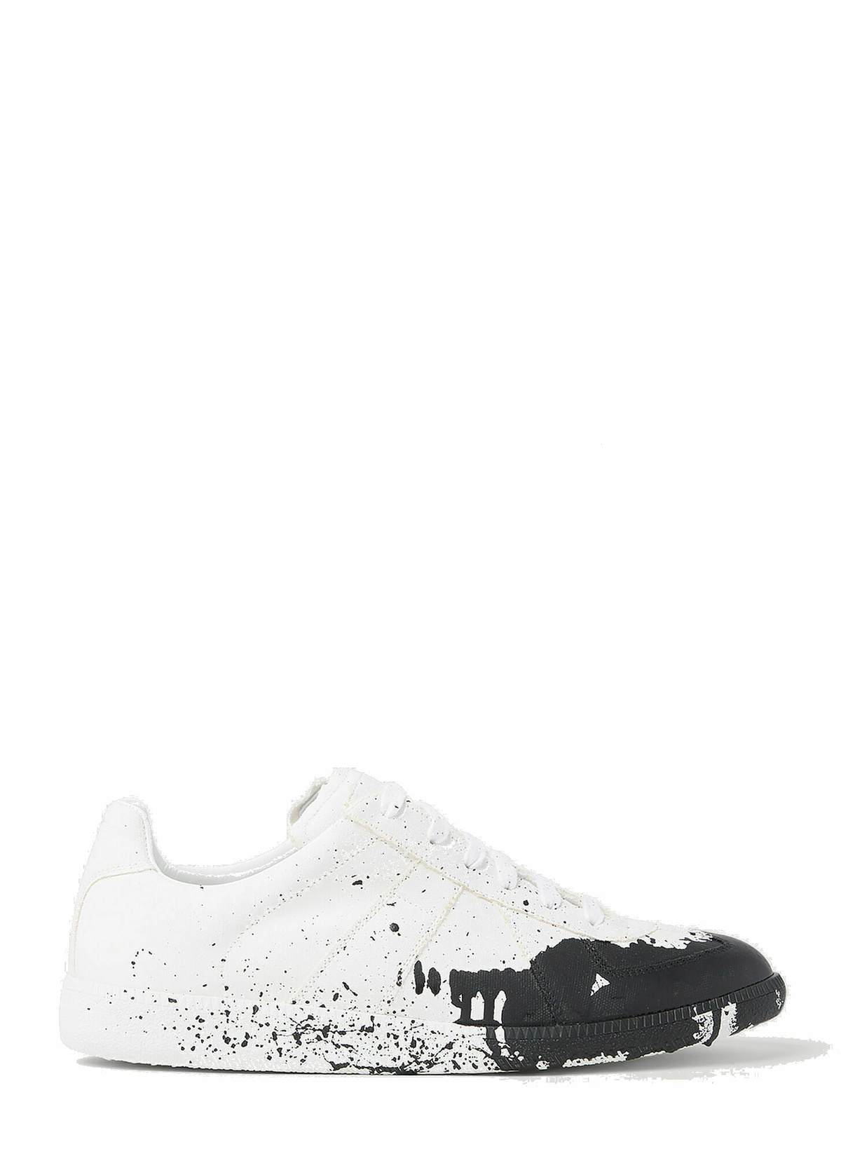 Replica Painter canvas sneakers レプリカスニーカー Maison Margiela Replica paint-splatter Sneakers | White